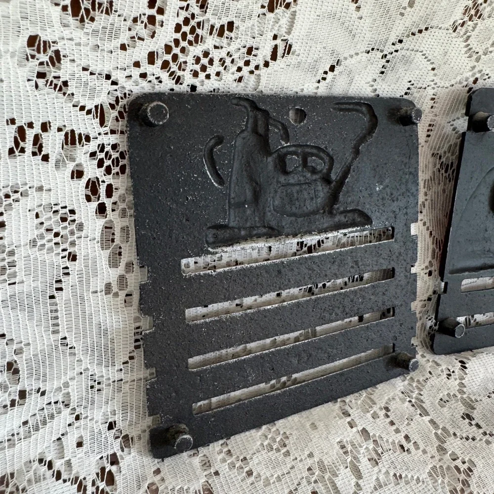 Vintage Kitchen Trivet Wall Aart Plaque Set 4.5